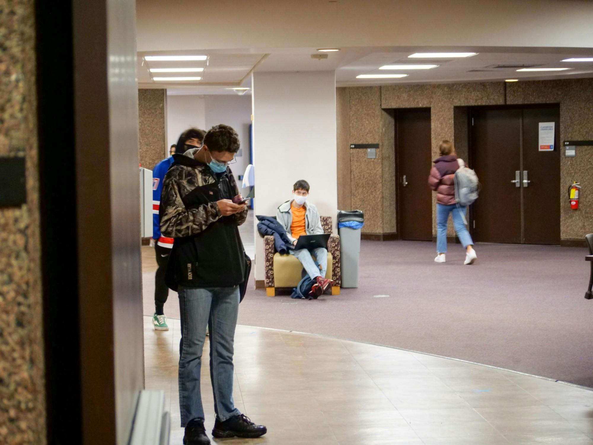 Students, faculty and staff — regardless of vaccination status — will be required to wear face masks inside all campus buildings, effective Tuesday.