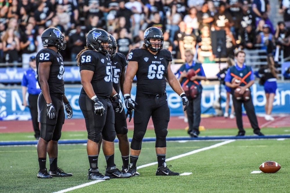 <p>UB's defensive line is one of its most experienced units this season. UB will take on Nevada this Saturday in hopes of turning the season around.</p>