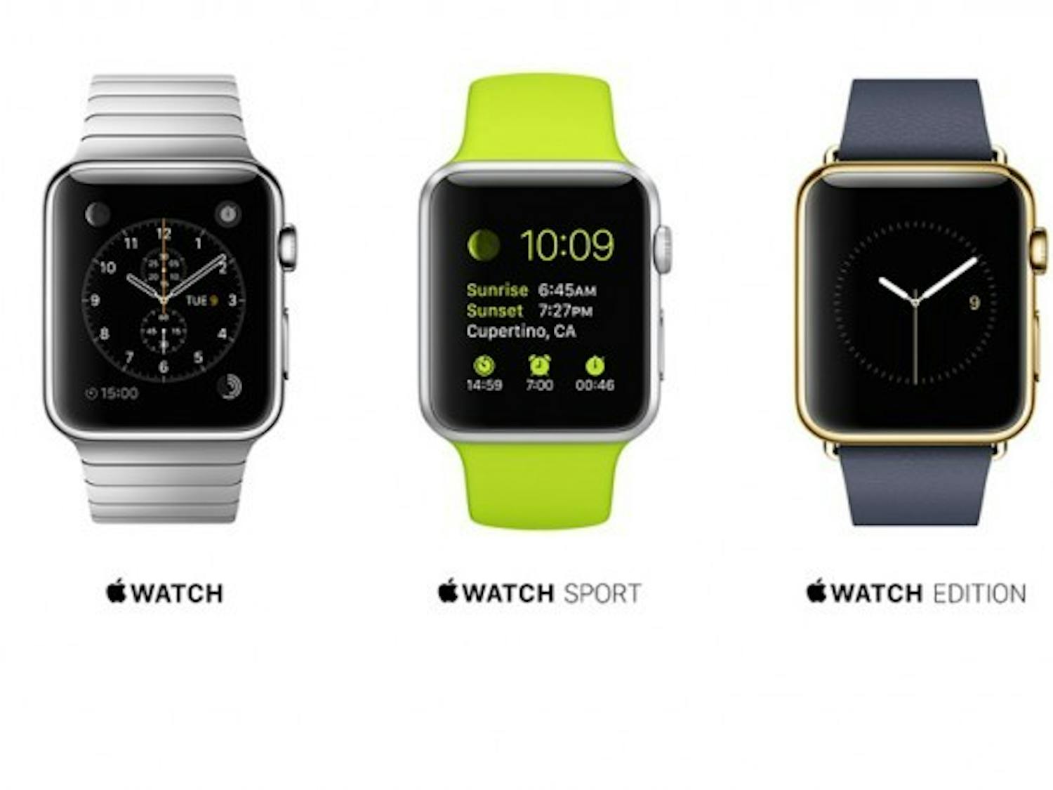 The Apple Watch might not come out till next year,
but it’s still this year’s top rain check gift, even at a hefty starting price of $350.
The company’s first wearable device offers its most innovative designs yet.
Courtesy of Apple