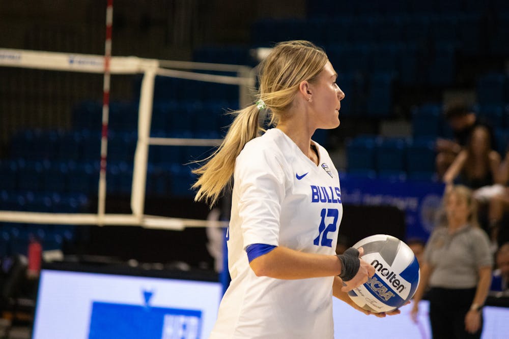 Outside hitter Emma Converse.