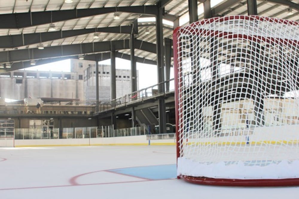 Buffalo RiverWorks, located at 359 Ganson Street, will offer people in Buffalo outdoor curling and ice hockey when it officially opens to the public February 2015.&nbsp;
Andy Koniuch, The Spectrum&nbsp;