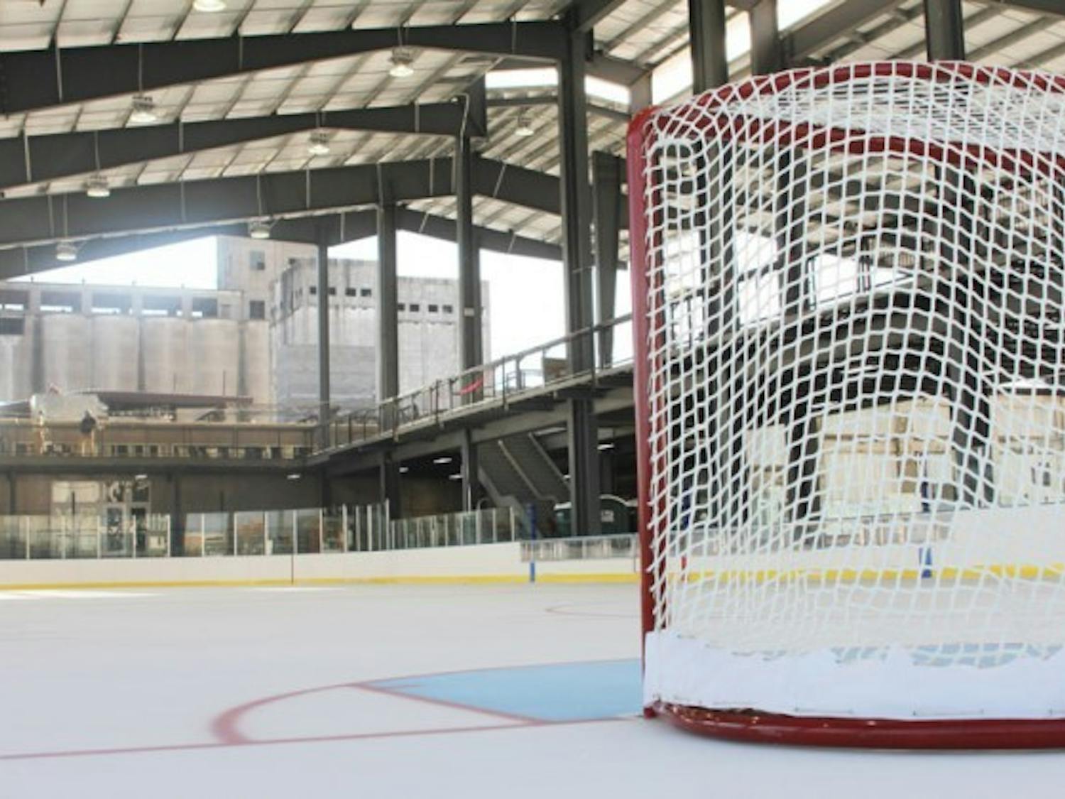 Buffalo RiverWorks, located at 359 Ganson Street, will offer people in Buffalo outdoor curling and ice hockey when it officially opens to the public February 2015.
Andy Koniuch, The Spectrum 
