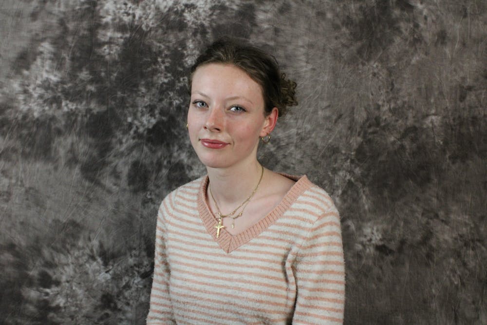 Headshots of Agnes Keough