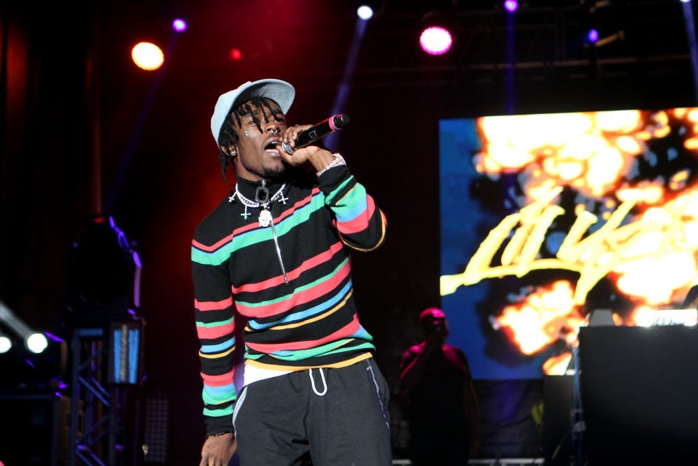 <p>Lil Uzi Vert, one of four headliners at this year's UB Fall Fest started a rager&nbsp;at Baird Point with songs like "XO TOUR Llif3" and "444+222." SA hosted the outdoor&nbsp;fest, which fused rock with rap.</p>