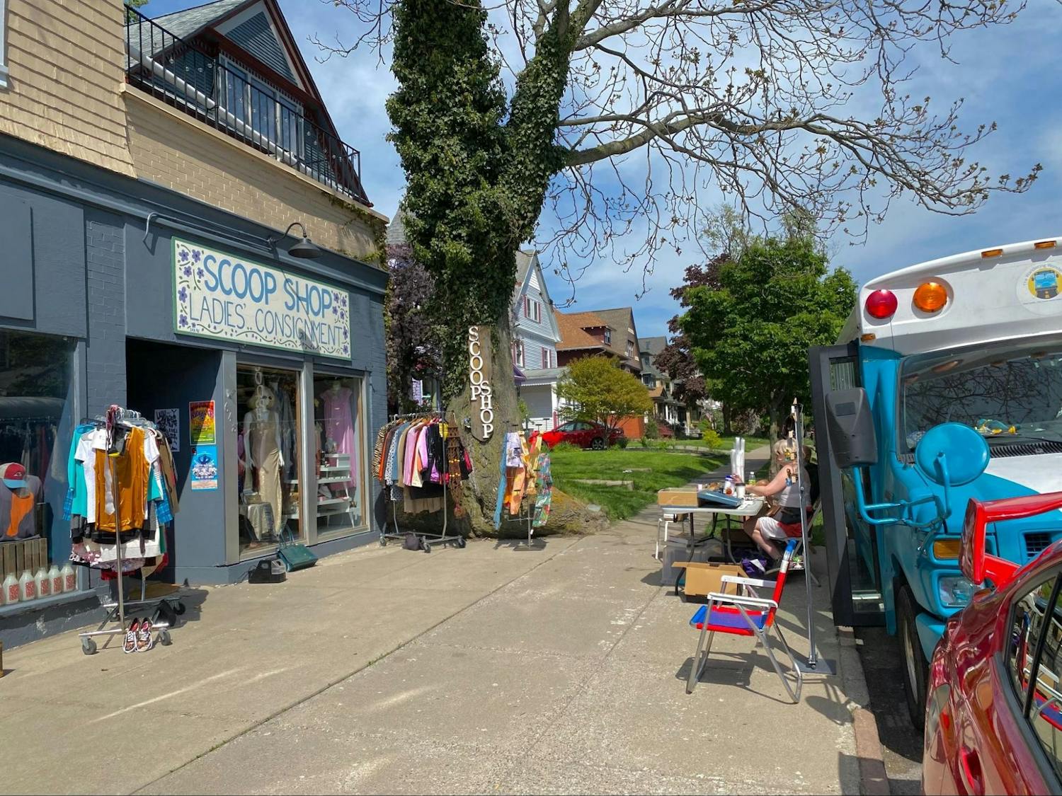 Scoop Shop, Buffalo’s oldest consignment shop, features a curated collection of vintage clothing and accessories.&nbsp;