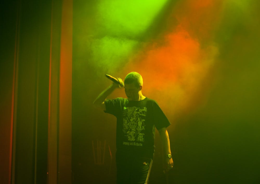 Swedish rapper Yung Lean performs at the Vogue Theatre in March 2016.