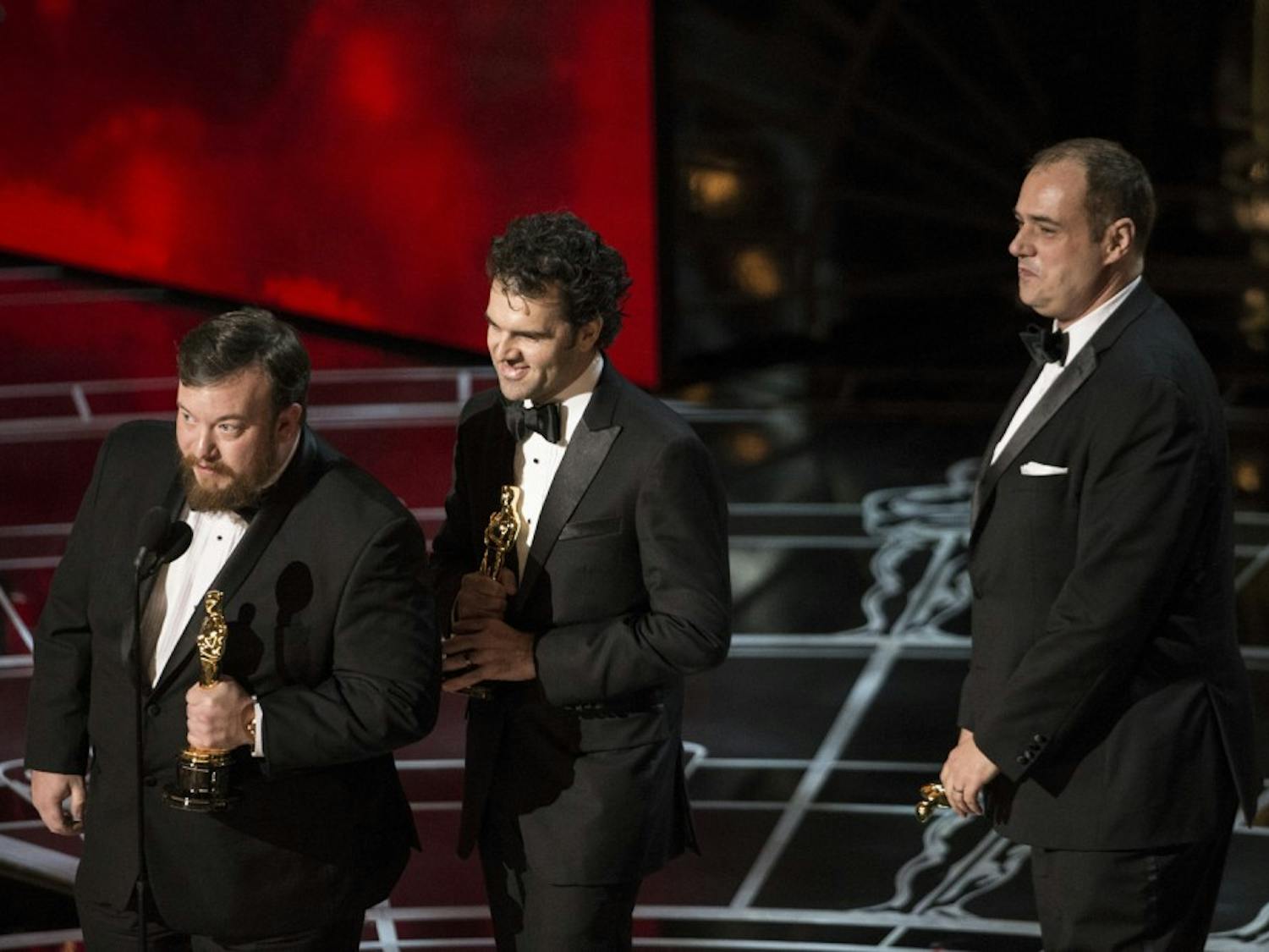 THE OSCARS(r) - THEATRE - The 87th Oscars, held on Sunday, February 22, 2015, at the Dolby Theatre(r) at Hollywood & Highland Center(r), are televised live on the ABC Television Network at 7 p.m., ET/4 p.m., PT. (ABC/Craig Sjodin)
THOMAS CURLEY, BILL WILKINS, CRAIG MANN