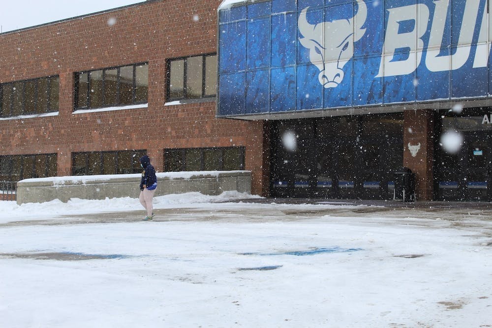 Both individuals arrested in Alumni Arena were charged with loitering; only one was charged with public lewdness.