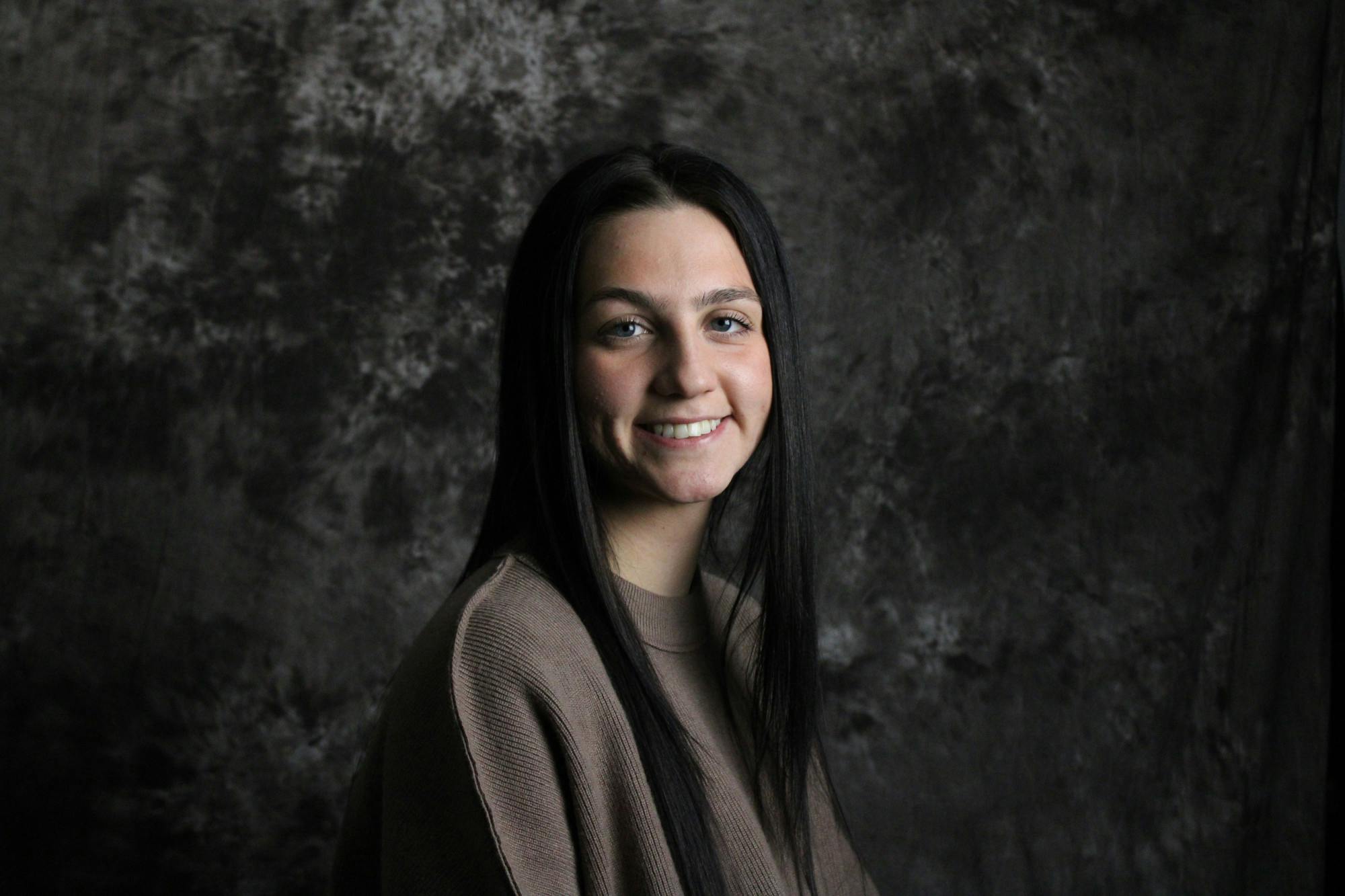 A headshot of senior multimedia editor Lilly Ensminger 