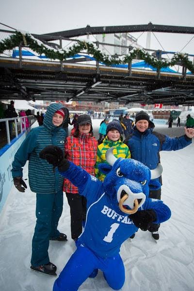 UB Alumni Association helped host an event at Canalside last winter. All UB alumni will soon be able to attend all Association events without having to pay a membership fee.