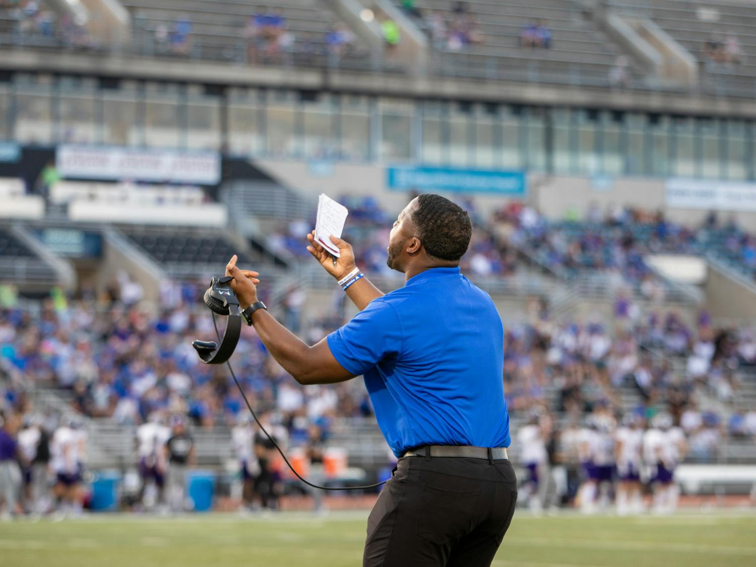 UB football head coach Maurice Linguist enters his third season with the Bulls in 2023.
