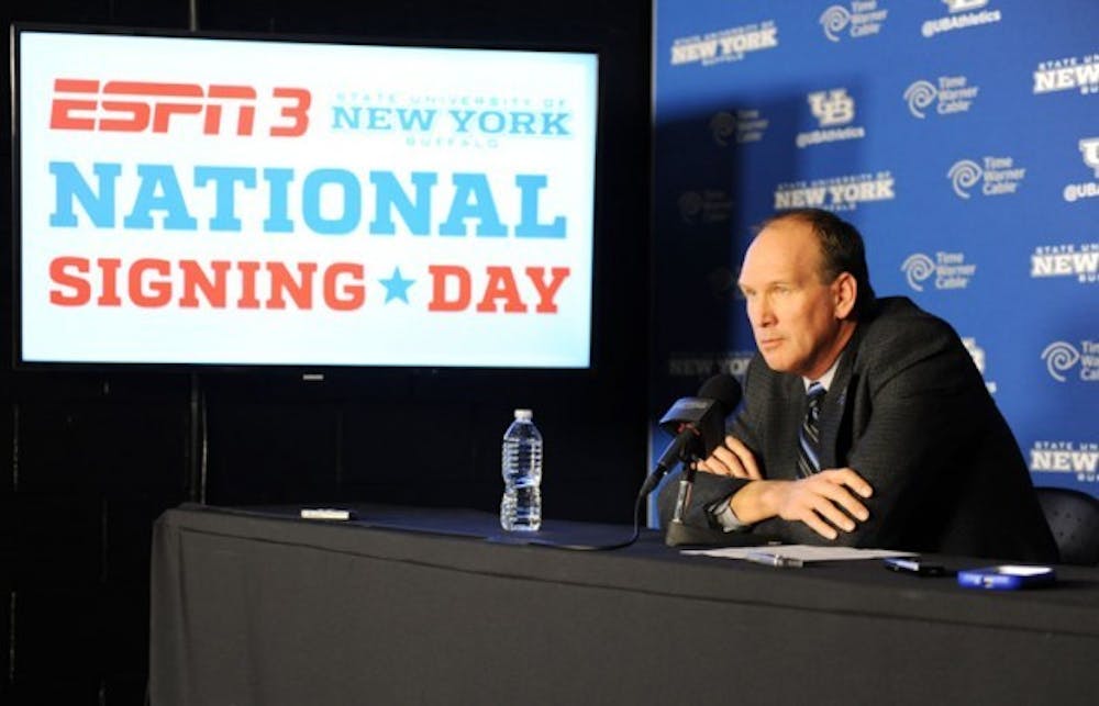 Head coach Lance Leipold announced 21 new recruits on Wednesday for the 2015 football season.
Yusong Shi, The Spectrum