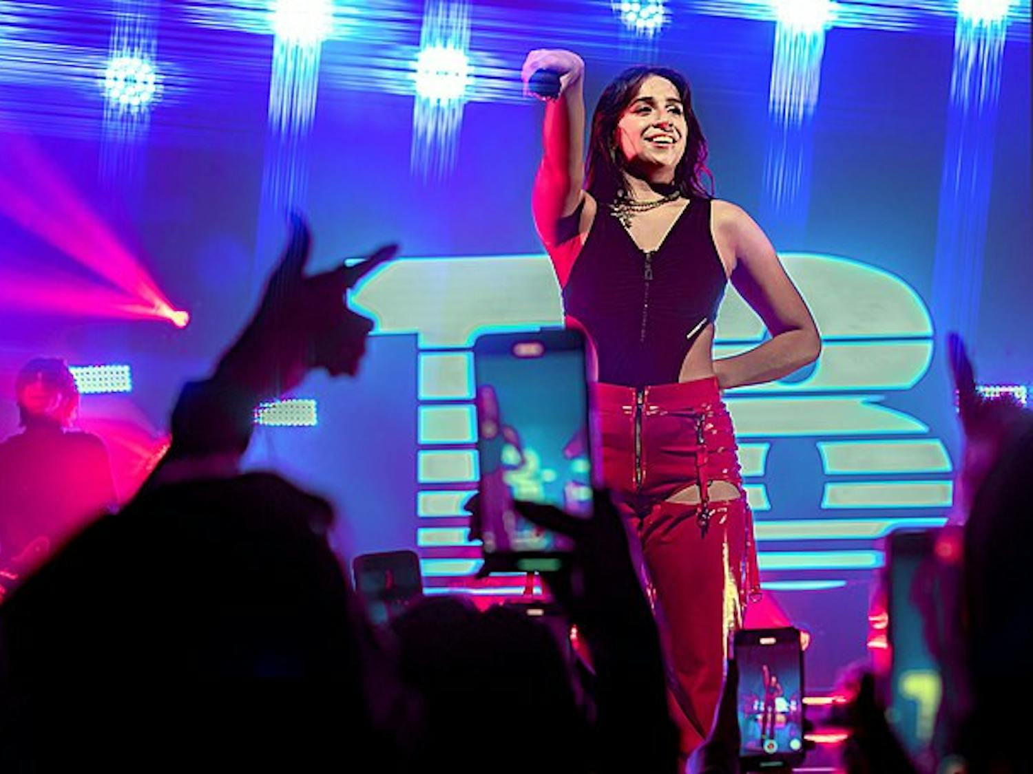 Tate McRae performs at the Fonda Theatre in Los Angeles in 2022, months before the release of her debut album, "I Used to Think I Could Fly."