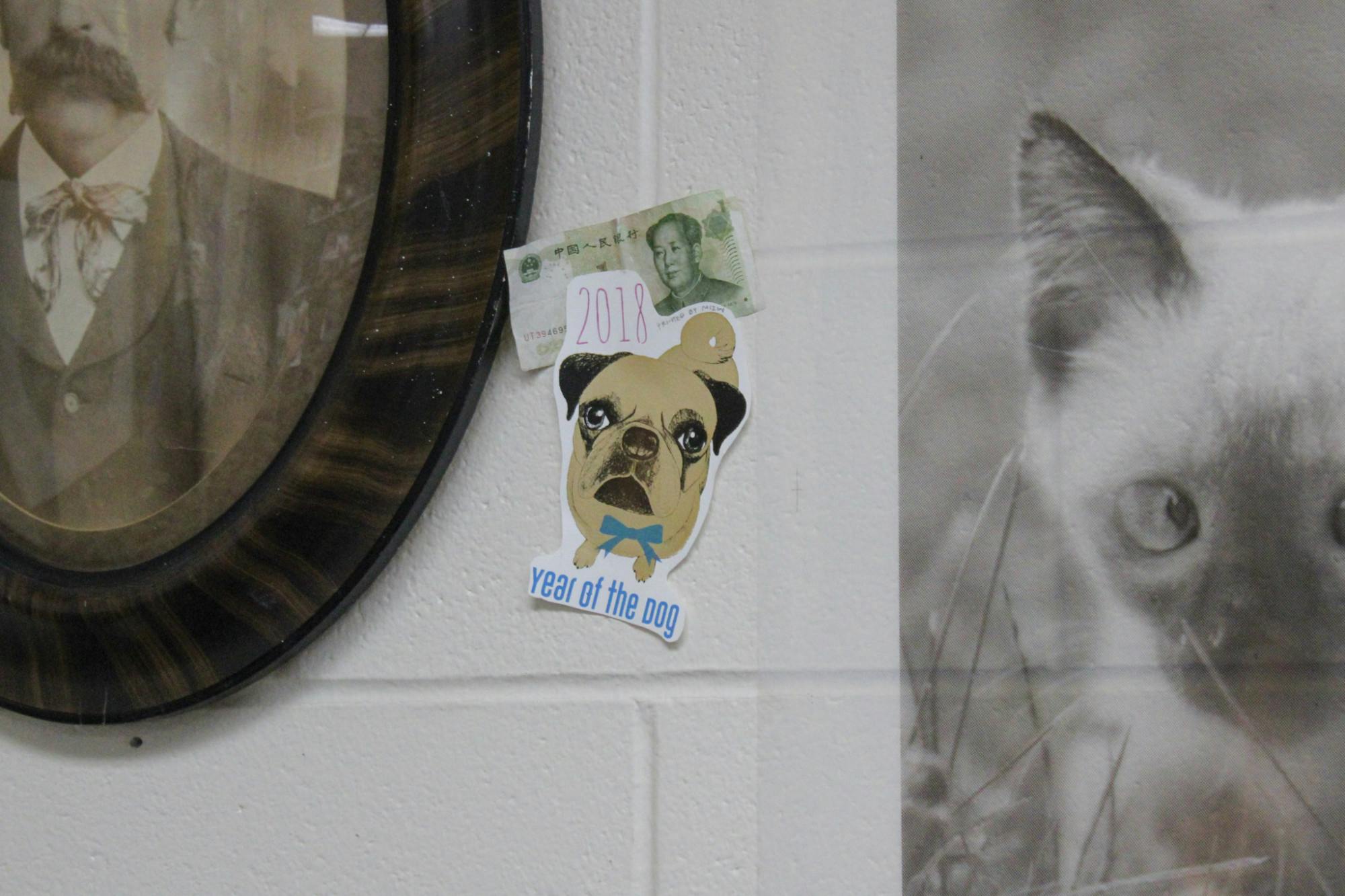 Jeff Sherven, Dixie’s owern, was gifted a Chinese New Year-inspired sticker designed by Mijin Chen, a former art student at the University at Buffalo in 2018 &nbsp;