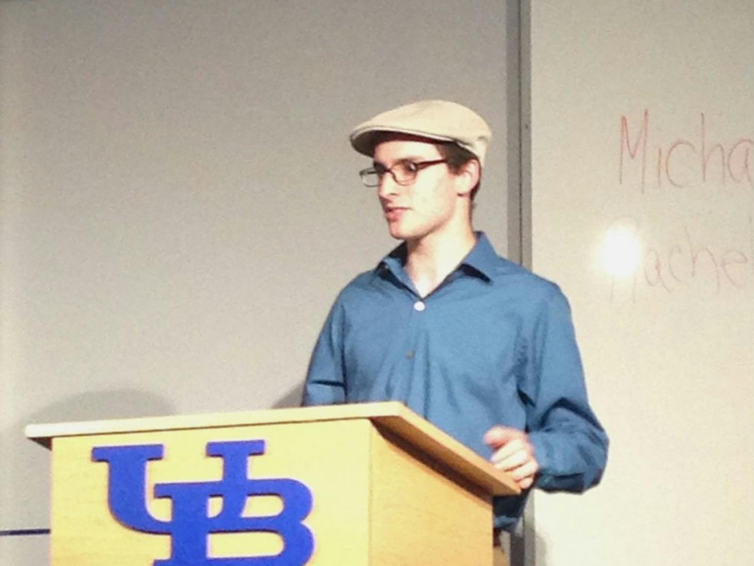 Mike Brown, a freshman computer science and political science major, has been elected the 2016-17 SA Assembly speaker.