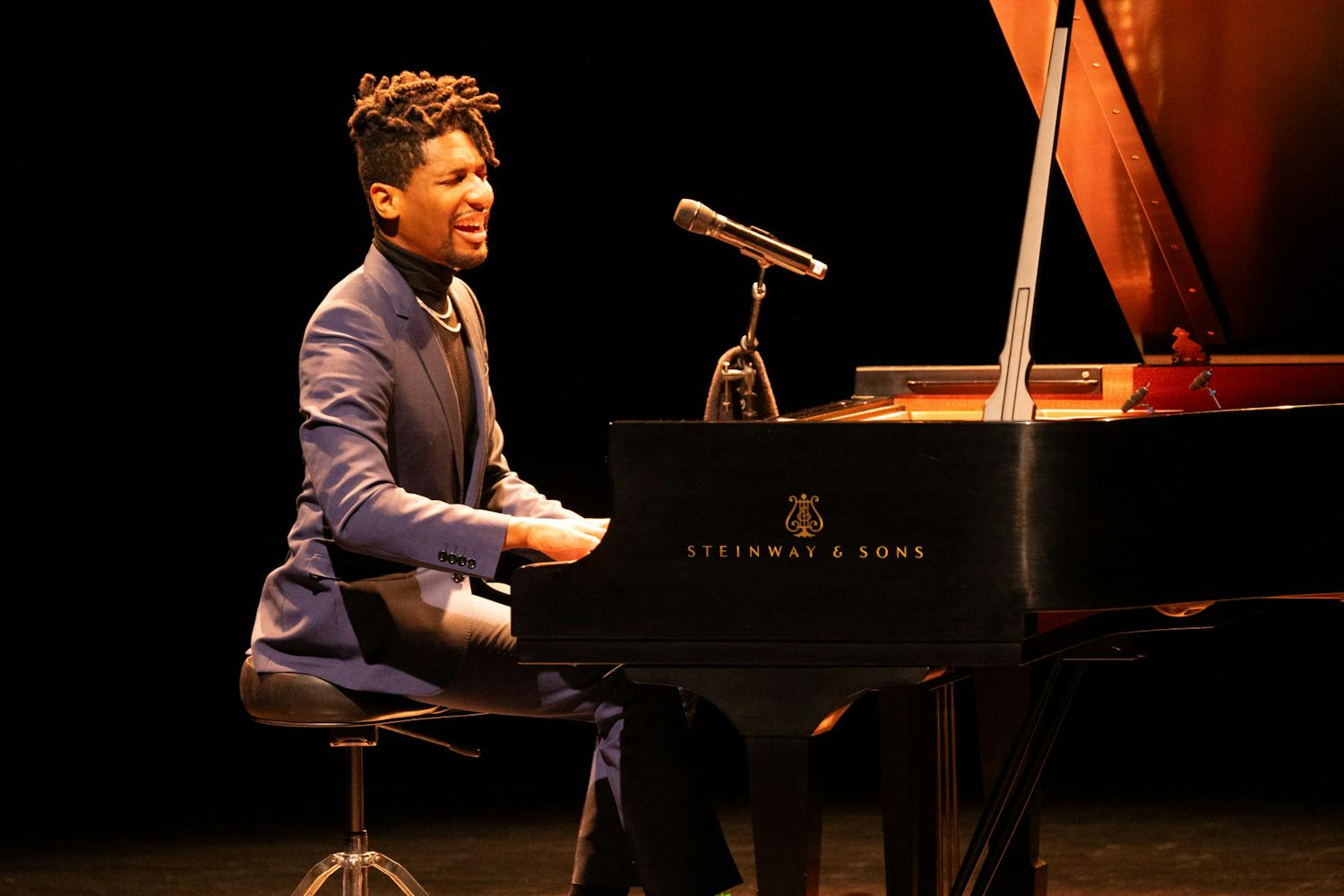 Batiste deviated from the stiff formality of classical music performances, encouraging the audience to treat the concert as a “living room recital.”&nbsp;