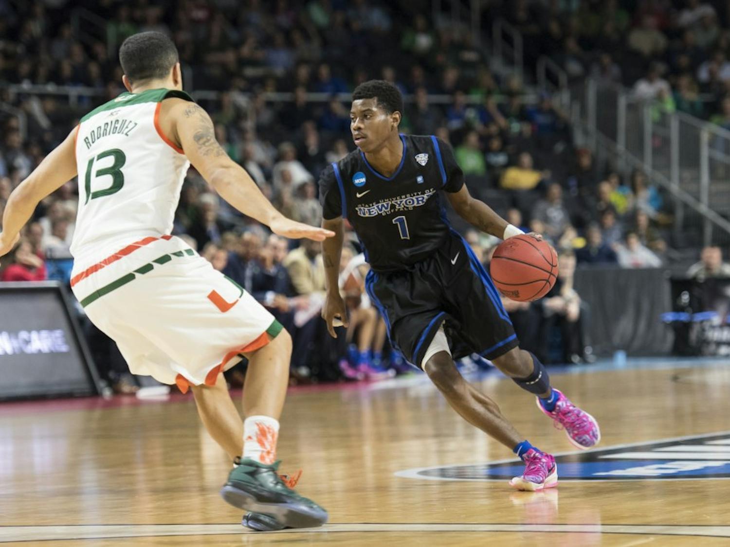 The Buffalo men's basketball team fell 79-72 to No. 3 seed Miami in the NCAA Tournament in Providence, Rhode Island Thursday night. It was Buffalo's second straight and second-ever appearance at the big dance after an unexpected Mid-American Conference title run.