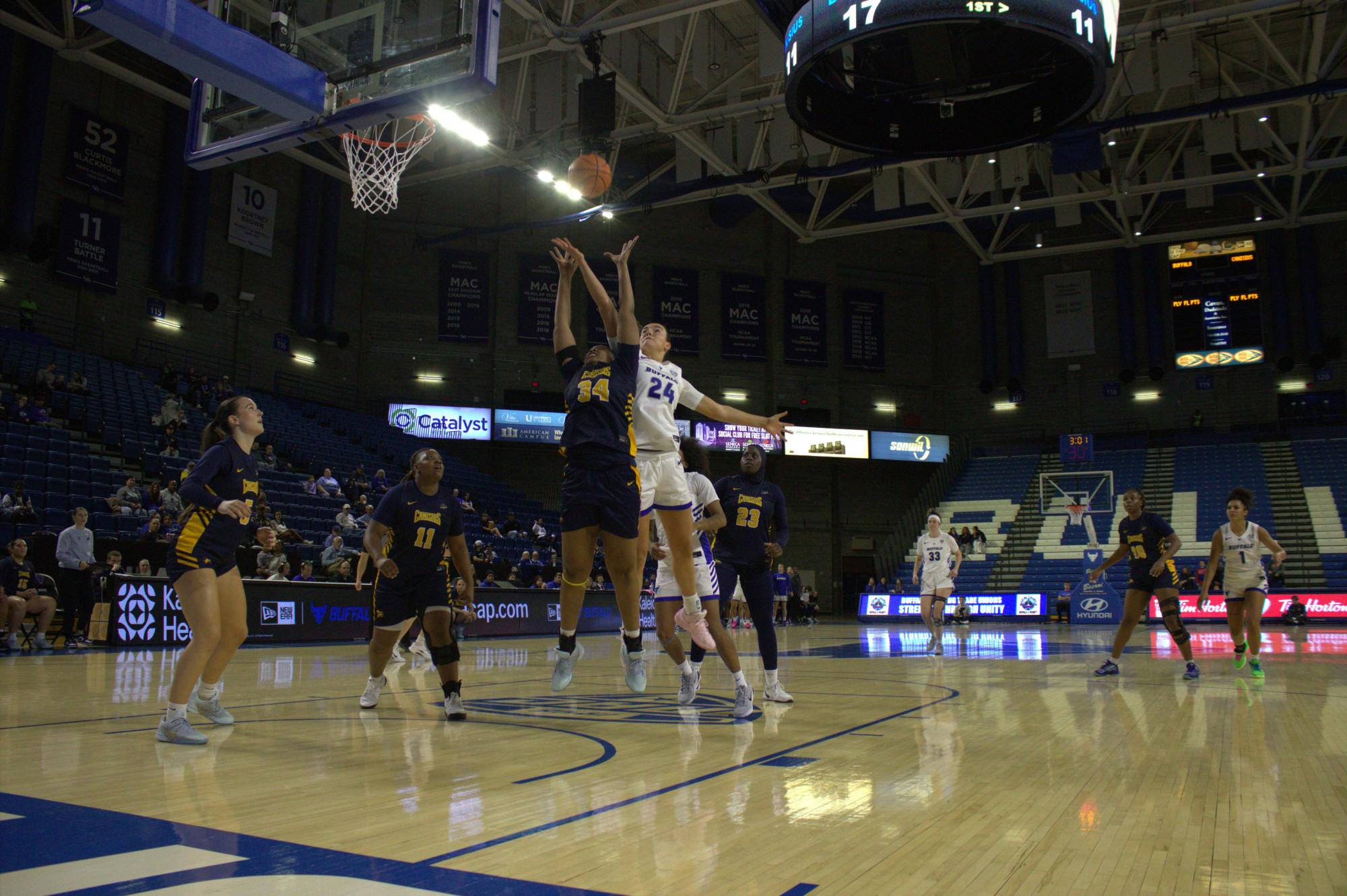 Freshman forward Meg Lucas.