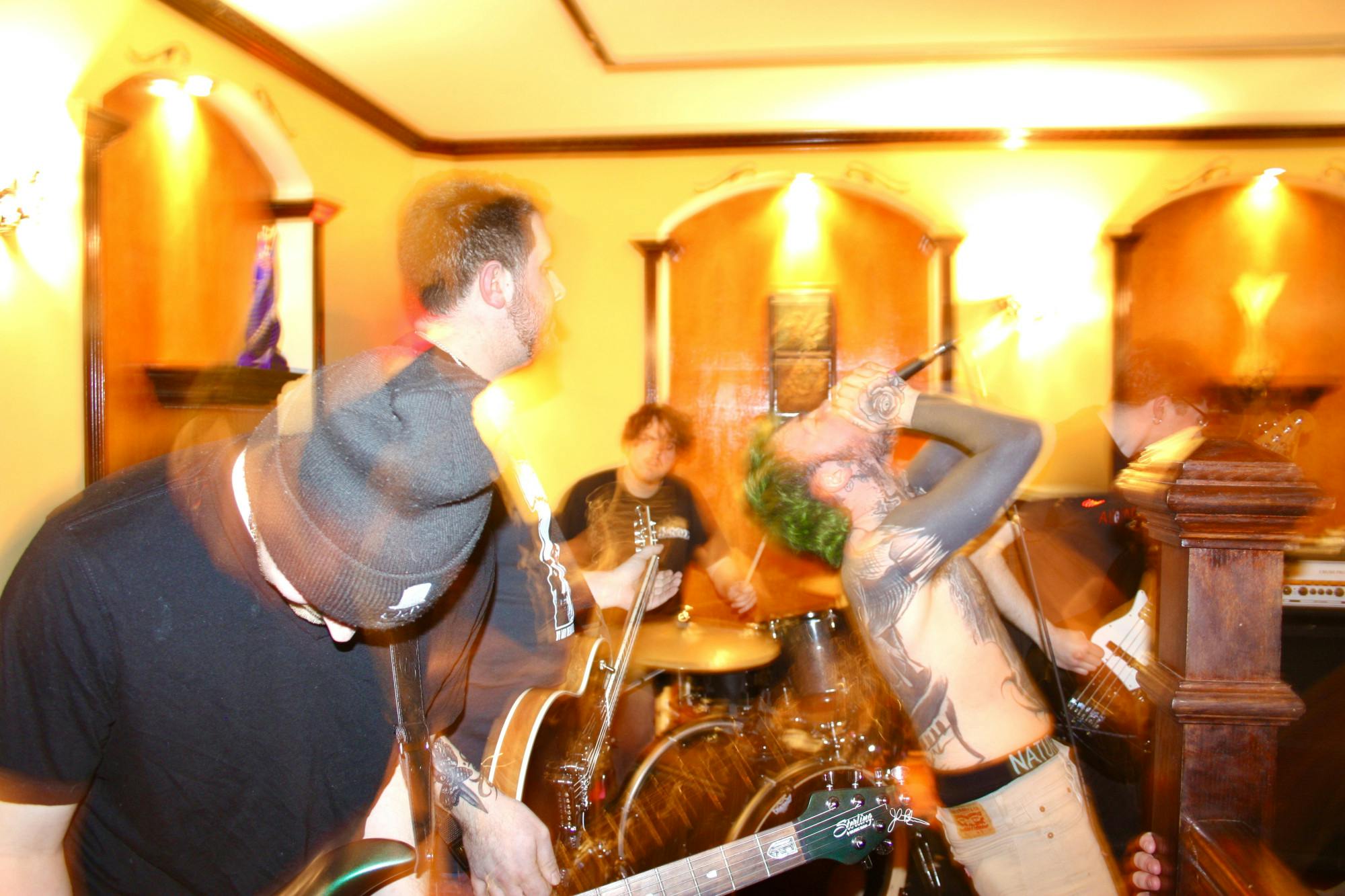 Selfish Act performing at Casa di Francesca's | Courtesy of Sarah Bruno @mazy1234