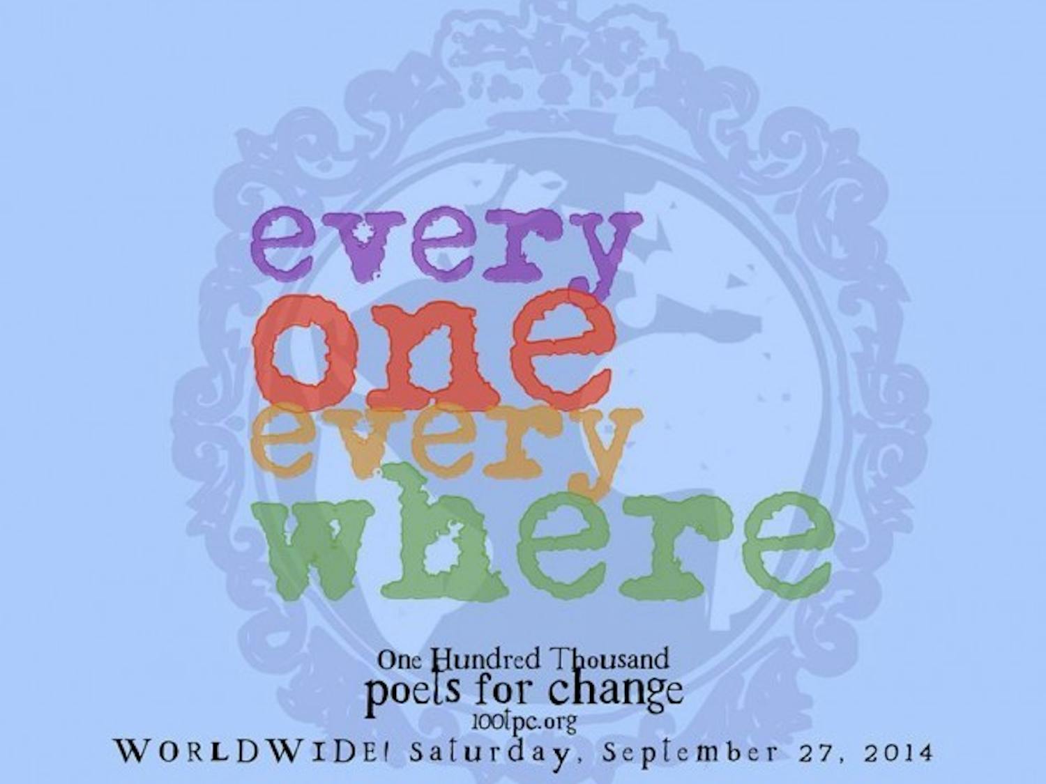 Captionn Sept. 27, hundreds of cities from across the world will participate in 100TPC by hosting poetry readings and performances to inspire change.
