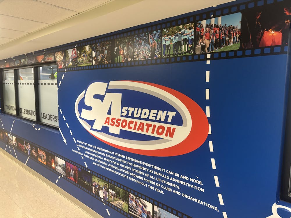 A picture of the UB Student Association's office, located on the third floor of Student Union.