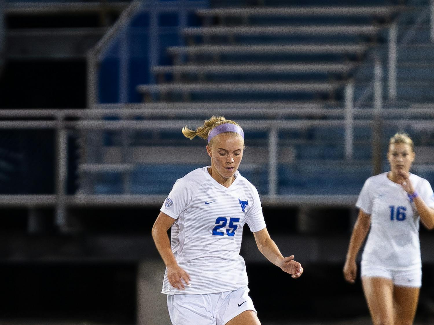UB women's soccer continued its spring season with an outdoor game Sunday.