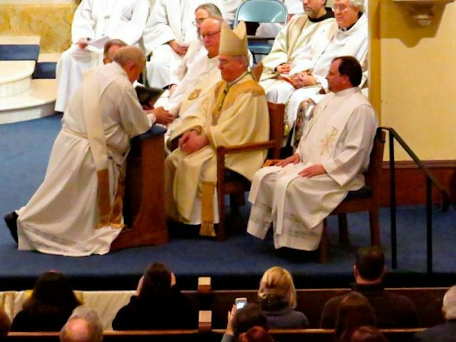On Jan. 26, John Cornelius was ordained a priest by Buffalo Bishop Richard Malone. Cornelius is the first married Catholic priest in the Catholic Church, having spent 20 years as a priest in the Episcopalian Church before retiring and converting to Catholicism. He was allowed to be ordained a priest in the Catholic Church under a 2012 papal exception to the Church's celibacy rule.