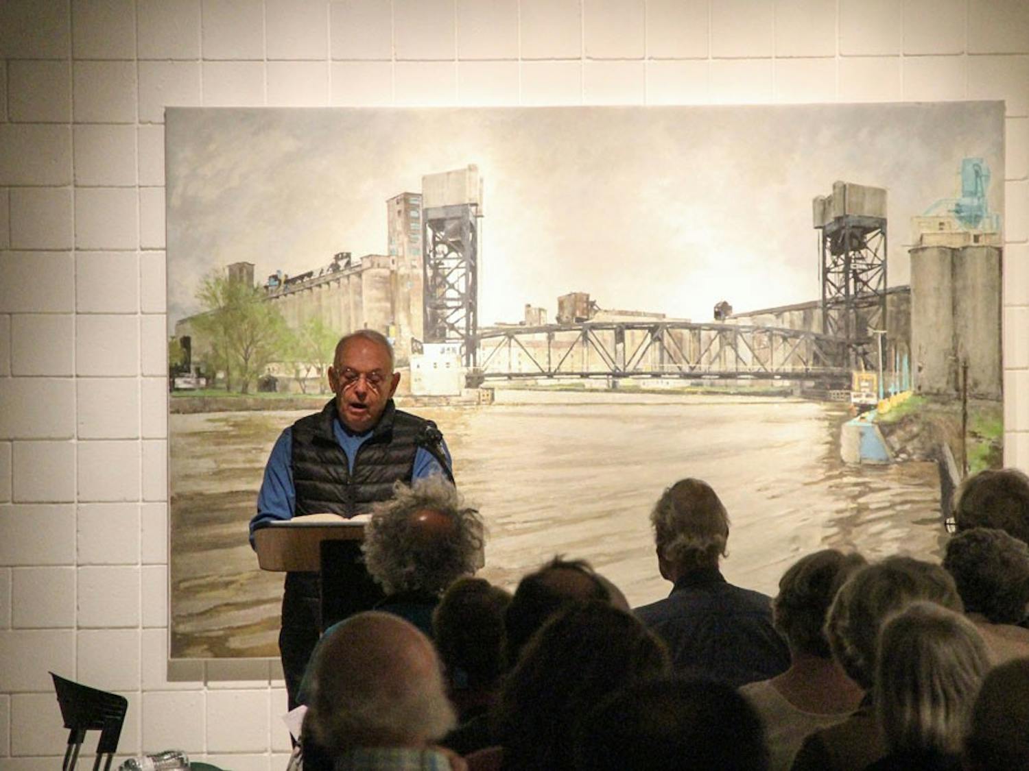This past Thursday, Irving Feldman (pictured) returned to Buffalo to read his poetry at the Anderson Art Gallery. The artist, a former UB english department professor well-known for fostering creativity amongst his students, read his poetry and talked about the changing attitude towards arts and poetry.