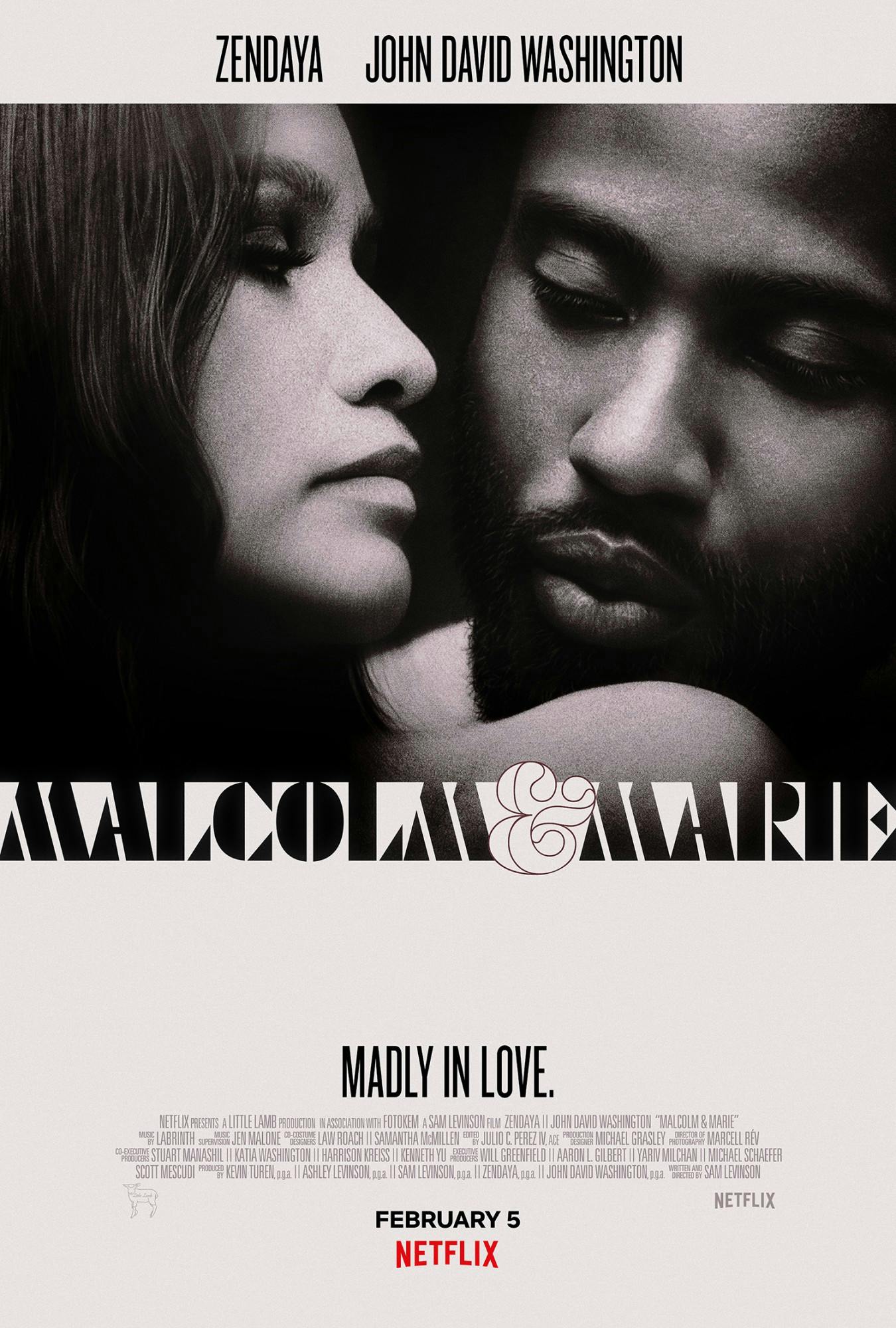 “Malcolm and Marie” is a romantic drama focusing on the titular couple Malcolm, played by John David Washington, and Marie, played by Zendaya.
