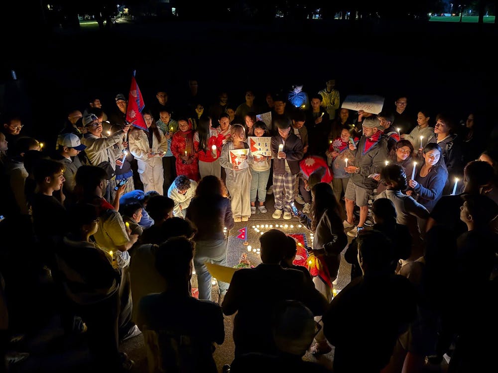 Candlelight vigil held for the many injured during the Nepal protests.