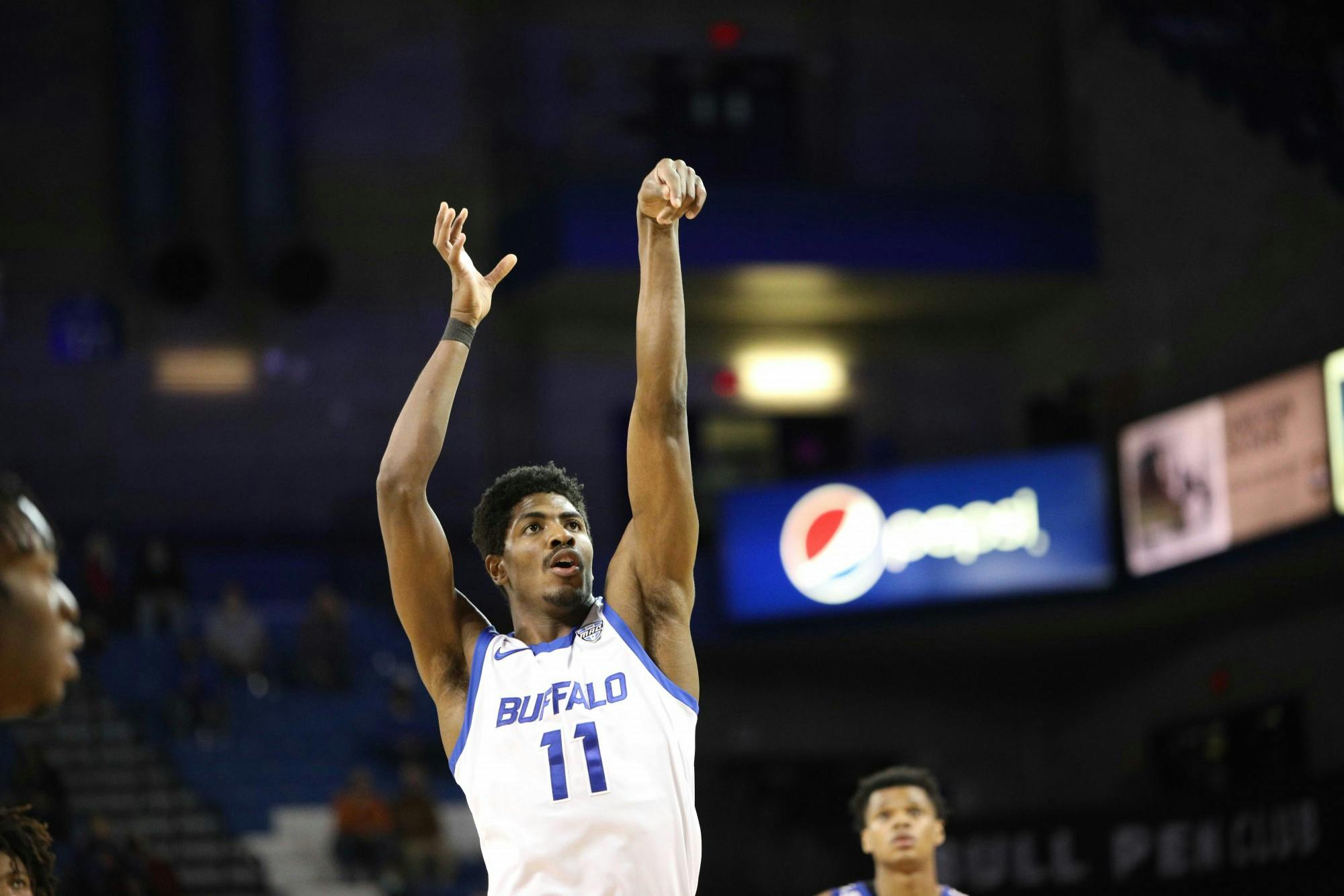 Senior forward Jeenathan Williams led all scorers with 17 points in UB's 70-60 victory over Northern Illinois Saturday.