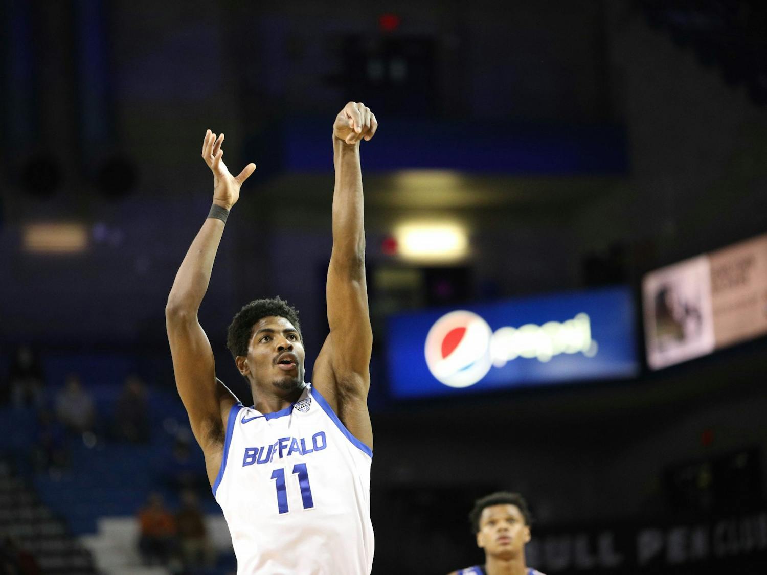 Senior forward Jeenathan Williams led all scorers with 17 points in UB's 70-60 victory over Northern Illinois Saturday.