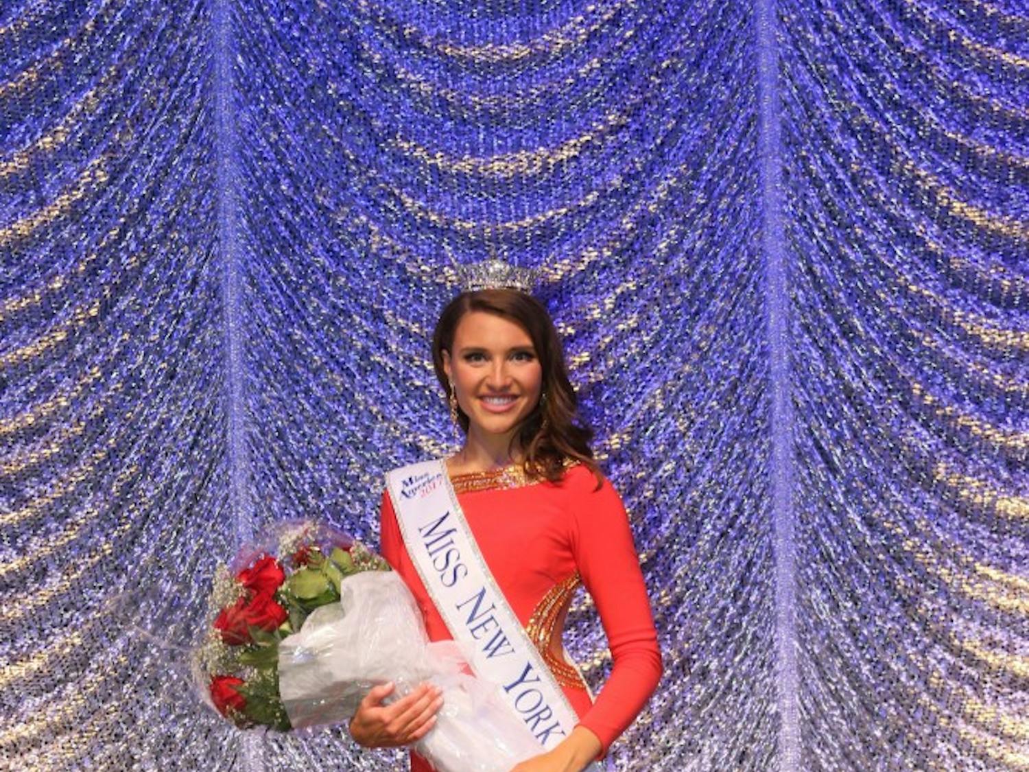 UB law student Gabrielle Walter wins this year's Miss NY Competition and aims to compete in the Miss America competition this September.&nbsp;
