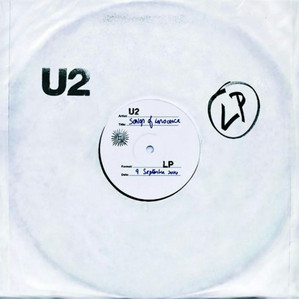 U2&#39;s newest album Songs of Innocence is the band&#39;s first album release
in more than five years.&nbsp;Courtesy of Island Records