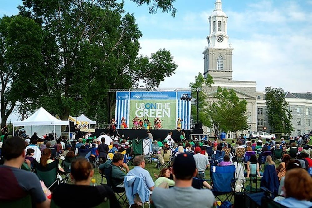 UB On the Green will return to South Campus&rsquo; Hayes Hall lawn for its eighth year of live music and family-friendly activities. Courtesy of the Office of Community Relations