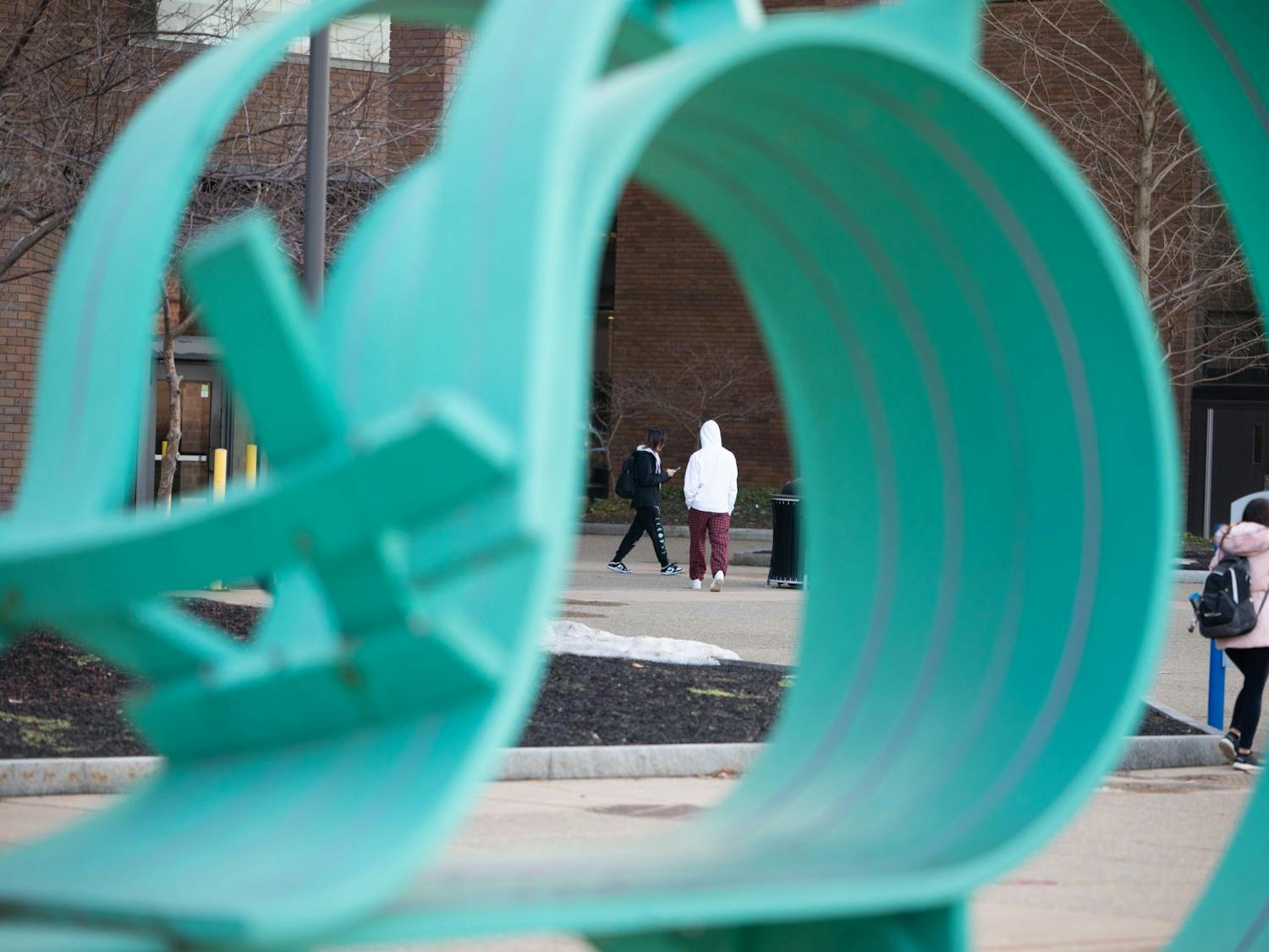 Many students initially thought the strong Buffalo winds were shaking their buildings.