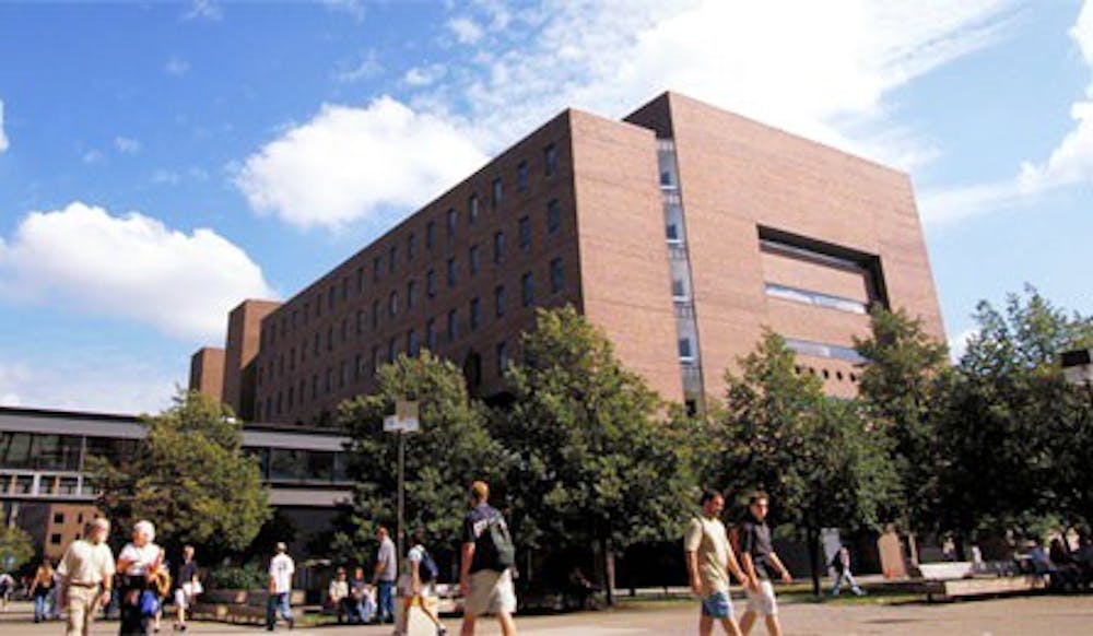 <p>O’Brian Hall is home to UB’s School of Law on the North Campus. An alumnus of the School of Law is suing for the UB Faculty Student Housing Corporation to release its records.</p>