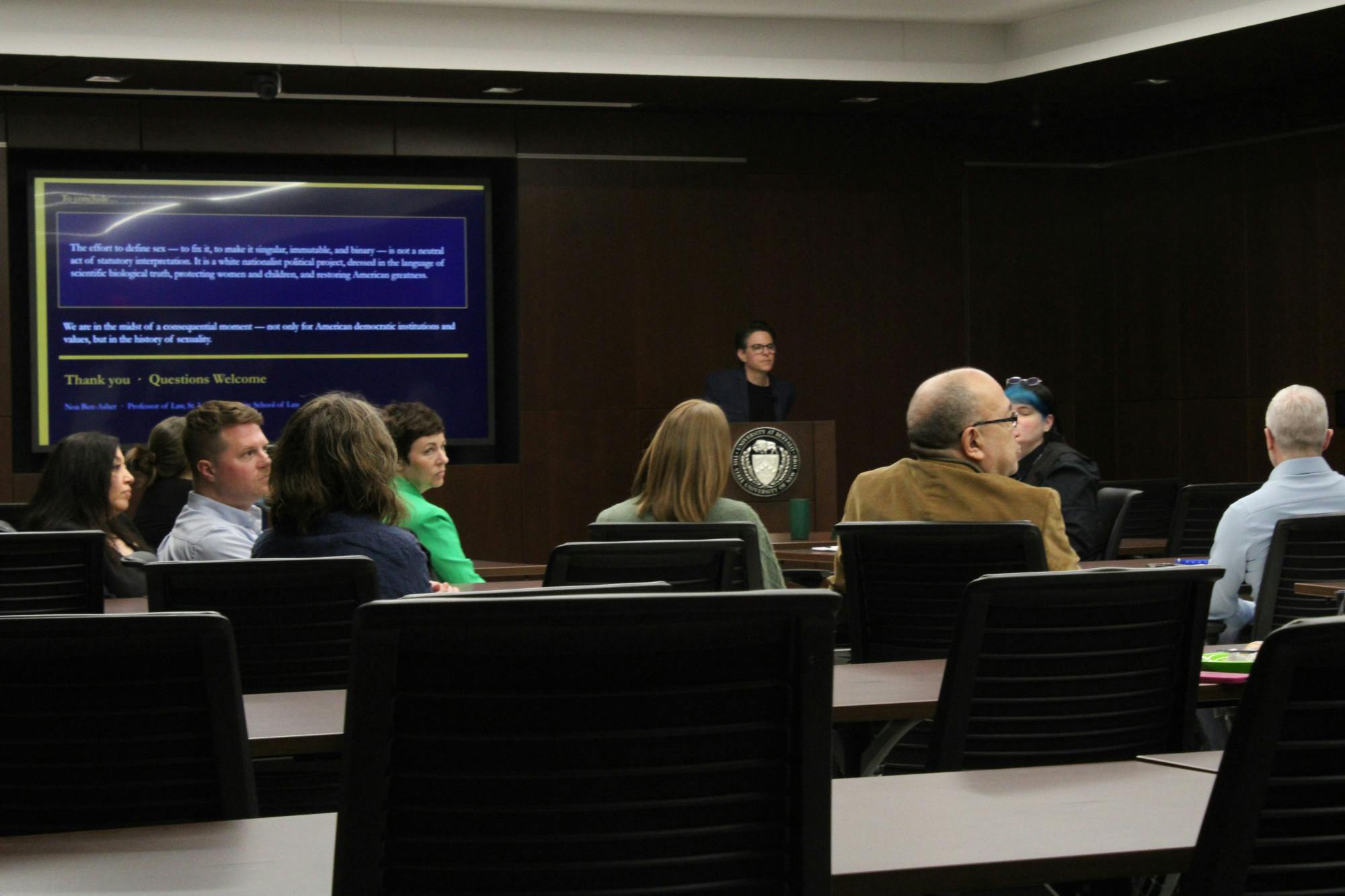 Lunch & Learn event in The Buffalo Room with Noa Ben-Asher.