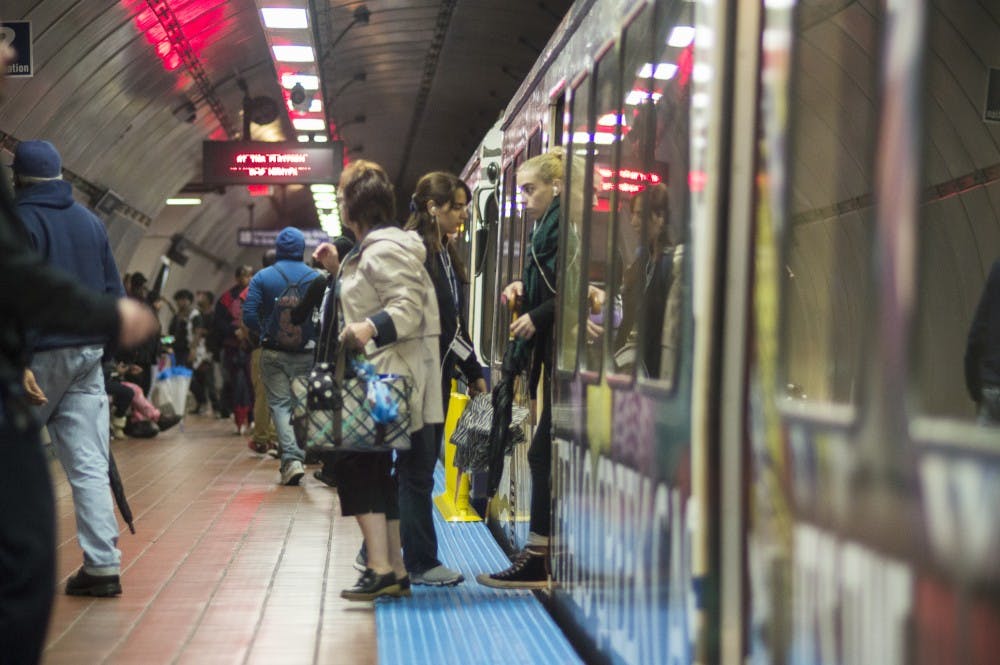 <p>The NFTA metro rail station on UB’s South Campus takes students from campus to downtown Buffalo. NFTA is looking to expand the commute into Amherst, which will double the number of commuters per day.</p>