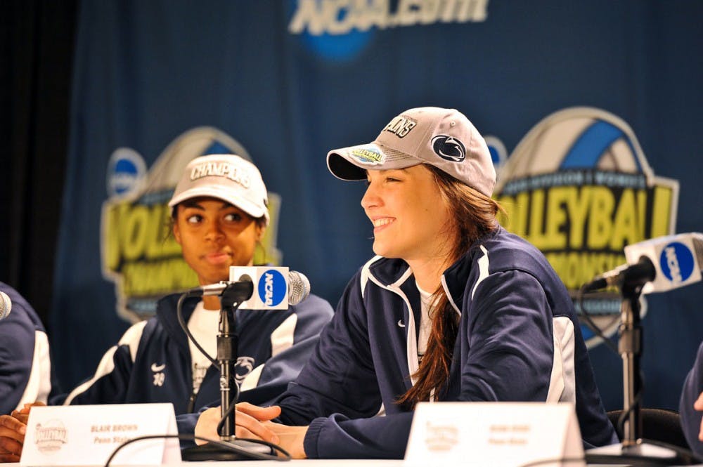 <p>Blair Brown Lipsitz, a former standout volleyball player from Penn State, is the Bulls' new volleyball head coach. </p>