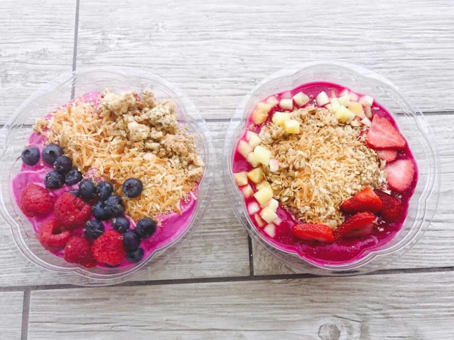 (Pictured) The&nbsp;Barbie Girl acai bowl from&nbsp;Squeeze Juicery, located at 5419 Main St., Williamsville