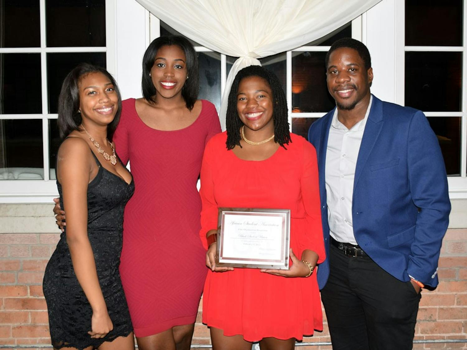 UB’s Black Student Union and the Intercultural Diversity Center are holding events and discussions throughout the month of February to celebrate black culture. From left to right, BSU’s e-board: Jalyssa Gordon, Christina Dunn, Deidree Golbourne and Sean Galette.