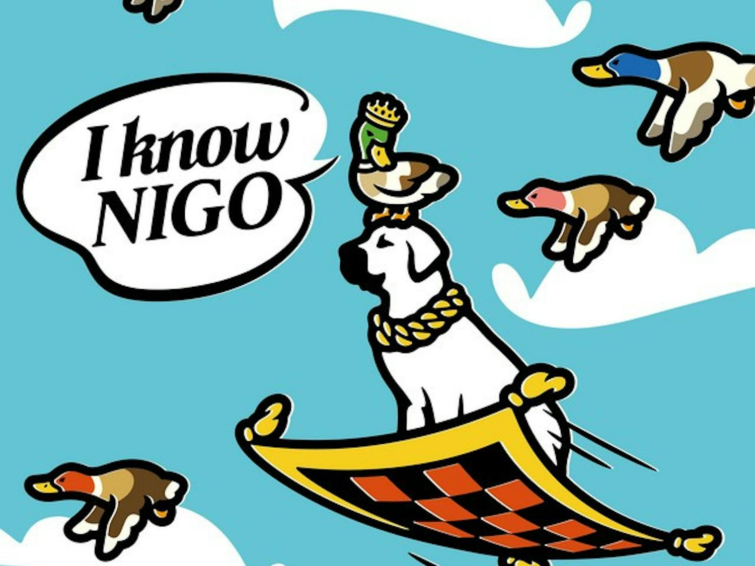 The cover art for “I Know Nigo!” featuring Pharrell, A$AP Rocky, Kid Cudy and Pusha T.