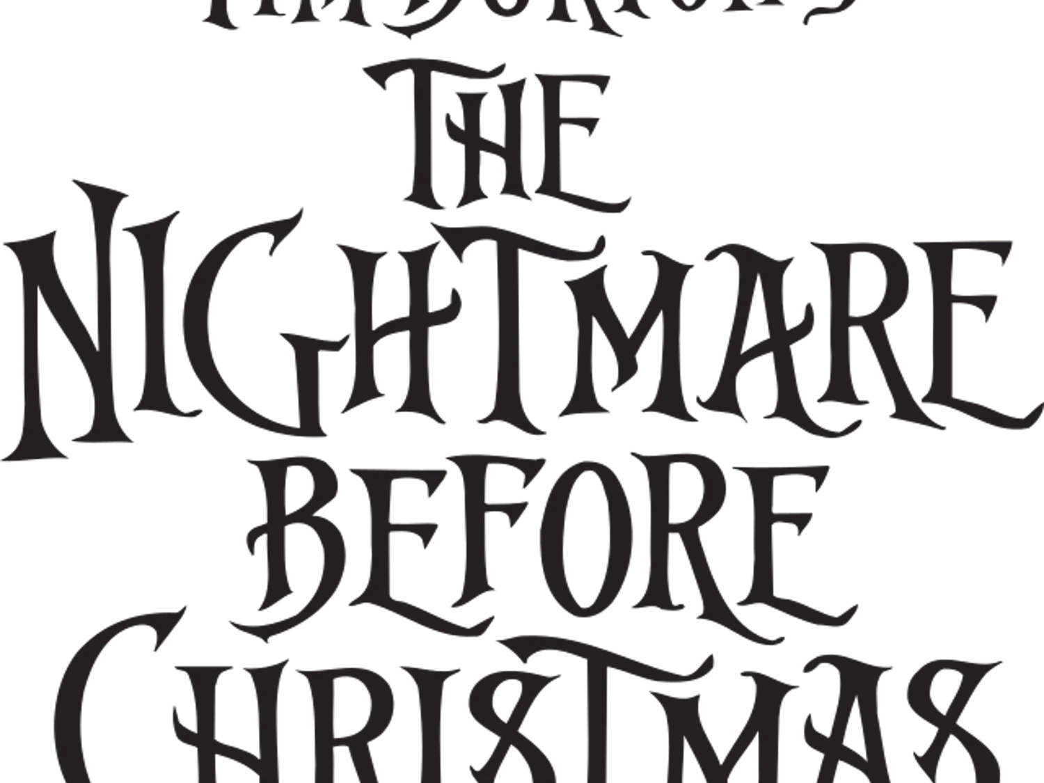 The Nightmare Before Christmas.