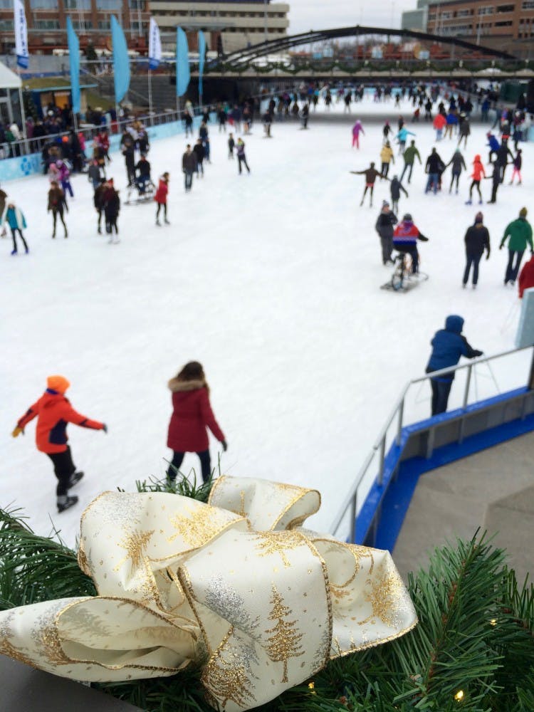 Ice skating by Canalside in downtown Buffalo is just one of the many activities you can do during the month of February.&nbsp;
