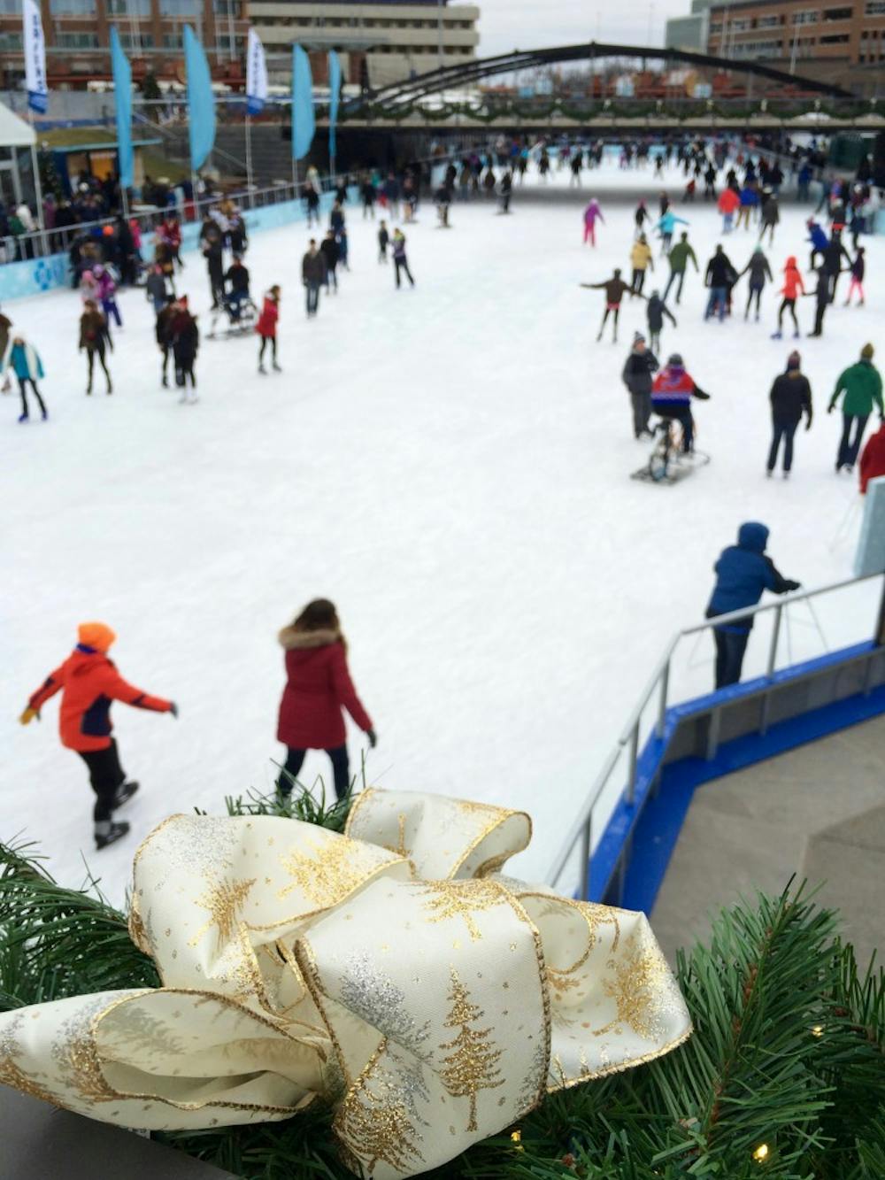 <p>Ice skating by Canalside in downtown Buffalo is just one of the many activities you can do during the month of February.&nbsp;</p>