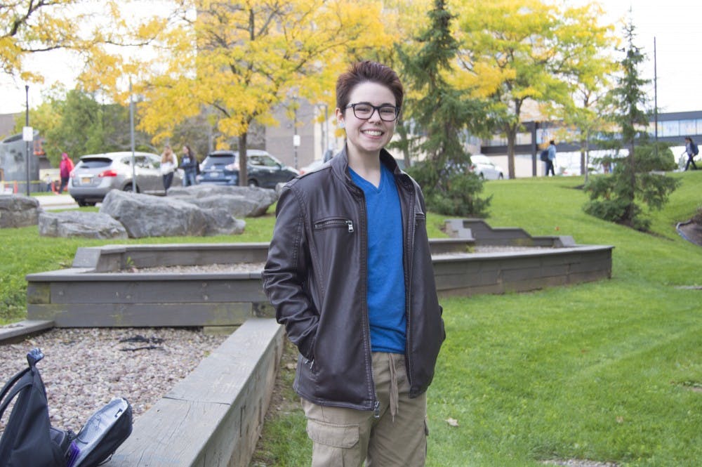 <p>Tanner Miller, a freshman undecided major, is transitioning from female to male. After questioning his gender earlier this year, he decided the name Tanner and masculine pronouns better suit him.</p>