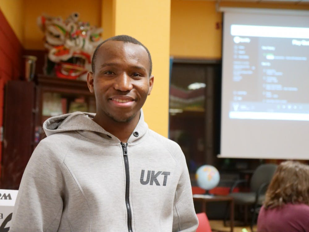 <p>Ousman Kaba, a sophomore computer science major, is a Diversity Advocate at the International Diversity Center and attends the LGBTQ Dinner Crew every month. The dinners offer LGBTQ and ally students the chance to meet and enjoy a meal together.</p>