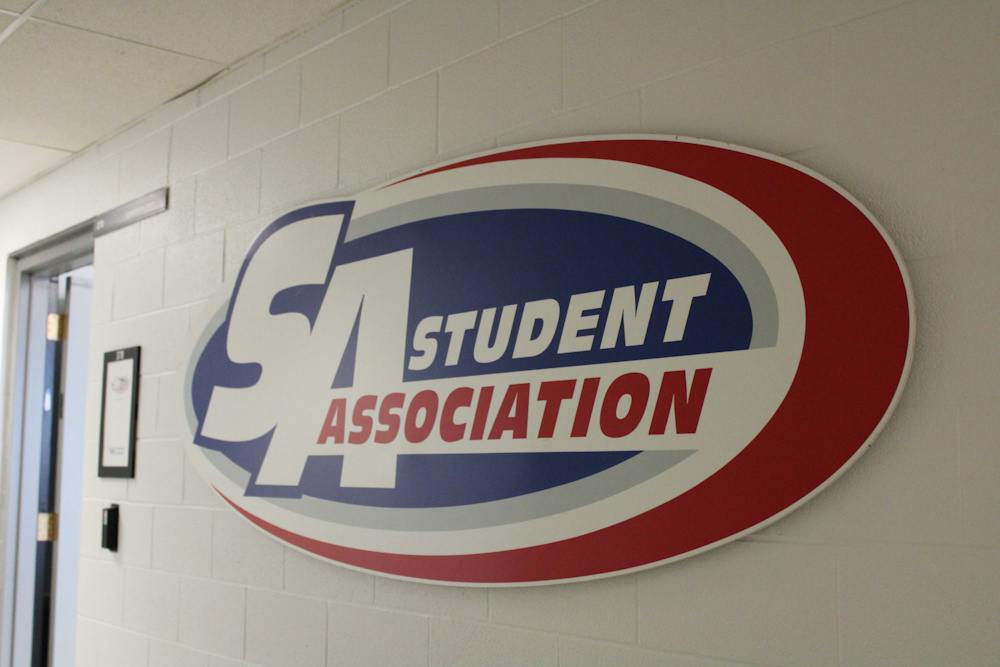 A photo of the undergraduate Student Association logo.