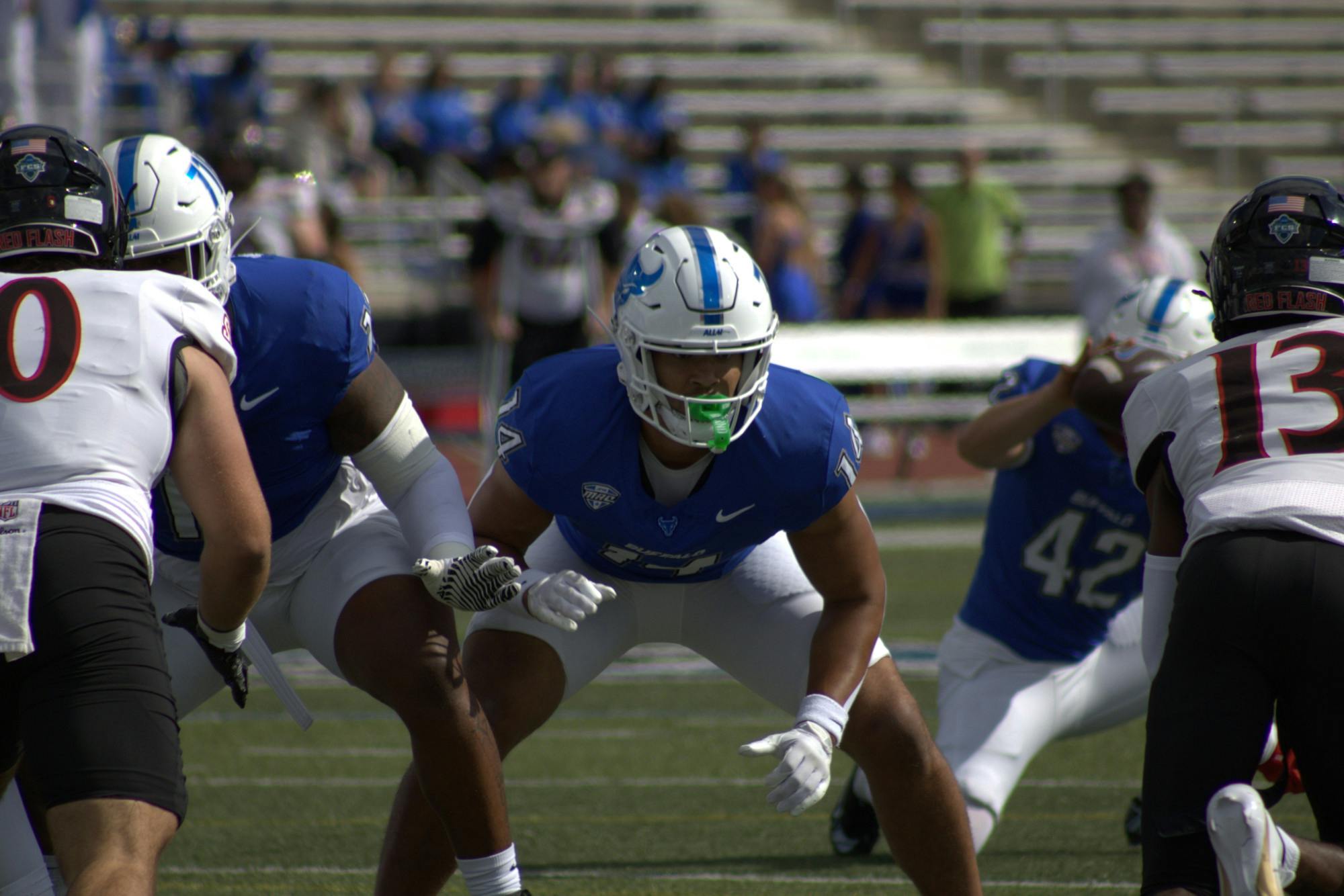 Bulls football number 14.